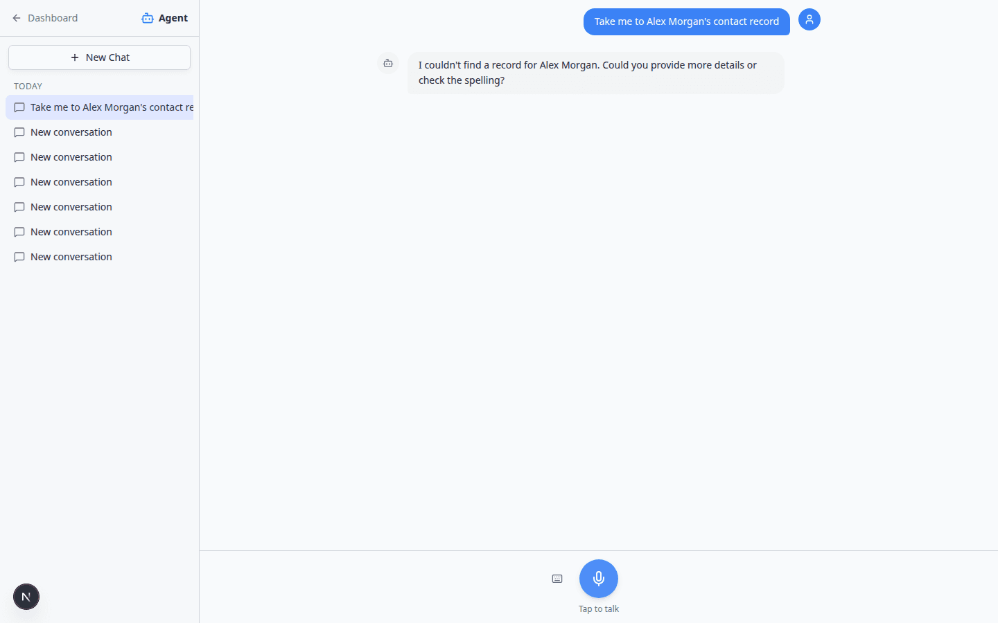 AI Assistant showing a navigation bar with Go now and Cancel buttons