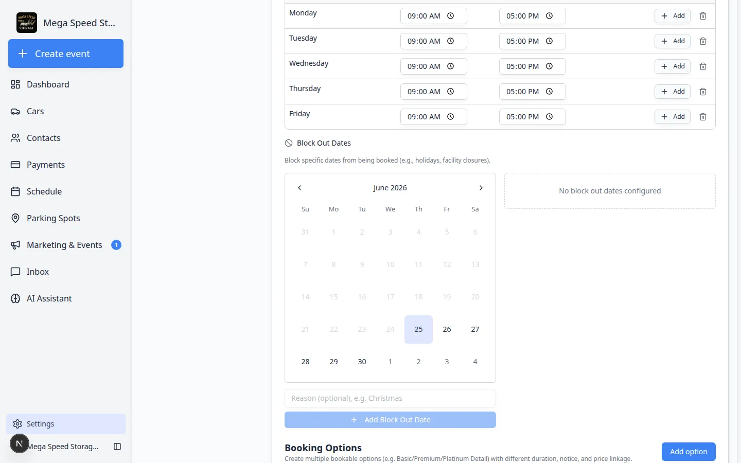 Edit Event Type page showing Notification Settings with Use team defaults and rows for scheduled, rescheduled, in progress, completed, and cancelled