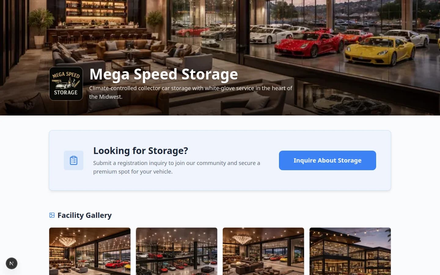 Product detail page showing monthly storage plan, price option, and Add to cart button